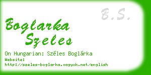 boglarka szeles business card
